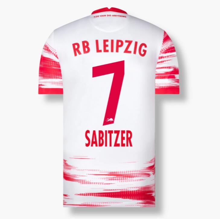 2021/22 RB Leipzig Home Kit Soccer Jersey SABITZER 7 printing